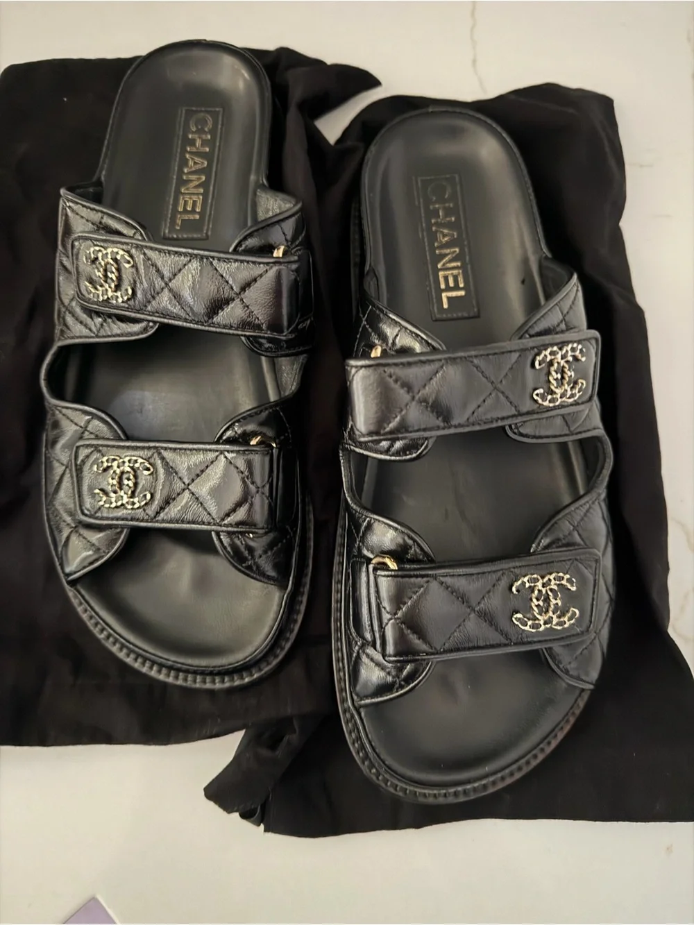 CHANEL luxury slides